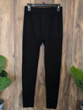 Gold Medal Int GMI Black Fleece Type Seamless Leggings L/XL             F300